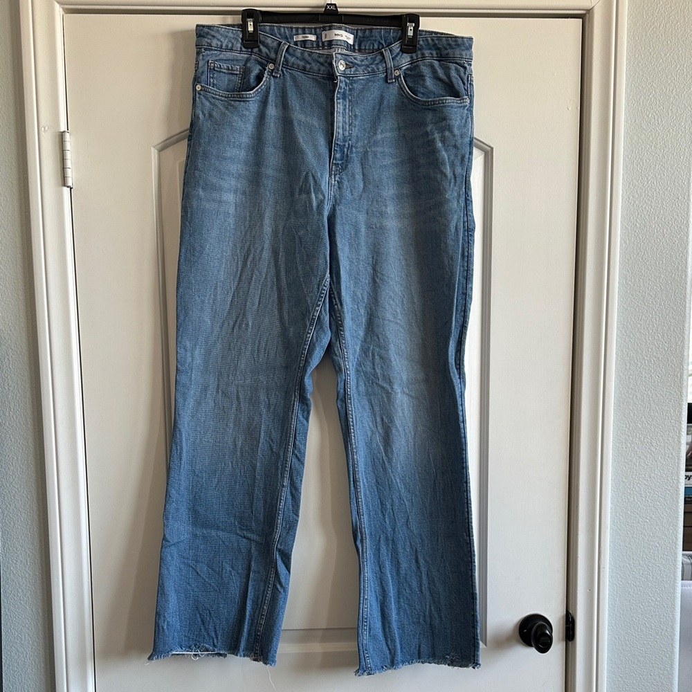 Mango Light Blue Flare Jeans